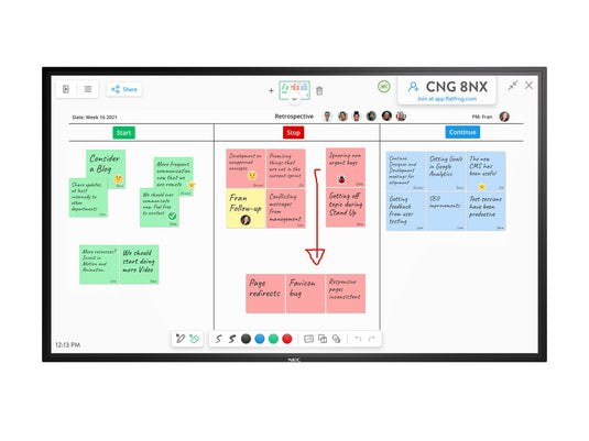 NEC MultiSync M861 IGB Digital signage flat panel 2.18 m (86") LCD 500 cd/m² 4K Ultra HD Black Touchscreen 24/7 - TopAV