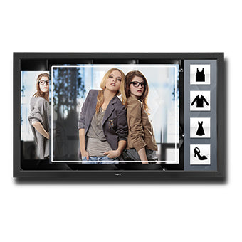 NEC MultiSync V801-TM Signage Display Digital signage flat panel 2.03 m (80") LCD 460 cd/m¬? Full HD Black Touchscreen - TopAV