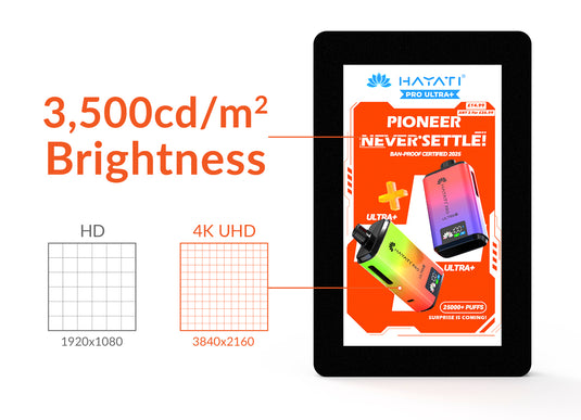 Allsee Technologies OWP55UHD10 55" IP Rated Ultra High Brightness Digital Signage Solution 4K Elite Outdoor Advertising Displays