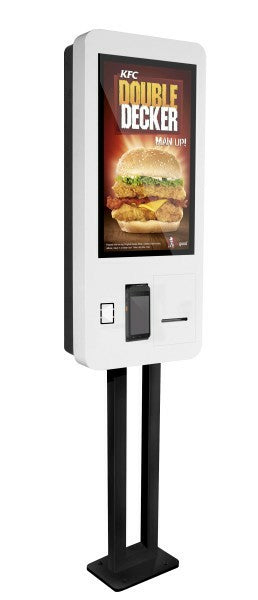Allsee Technologies SO27C Signage Display Kiosk design 68.6 cm (27") LED Wi-Fi 350 cd/m² Full HD White Touchscreen Built-in processor 24/7