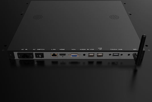 Allsee Technologies AO22H Signage Display Interactive flat panel 55.9 cm (22") LCD Wi-Fi 450 cd/m² Black Touchscreen Built-in processor Android 7.1