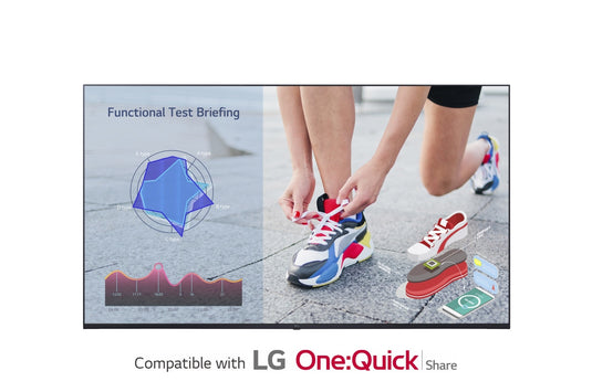 LG 55UL3J-E Digital signage display 139.7 cm (55') IPS 400 cd/m¬? 4K Ultra HD Blue Built-in processor Web OS 16/7 - TopAV