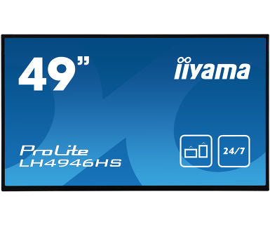 iiyama LH4946HS-B1 Signage Display Digital signage flat panel 123.2 cm (48.5") LED 450 cd/m¬? Full HD Black Android 24/7 - TopAV