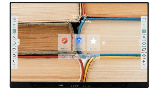 Vestel IFE652-2H Signage Display Interactive flat panel 165.1 cm (65") LED Wi-Fi 350 cd/m² 4K Ultra HD Black Touchscreen Built-in processor 16/7 - TopAV