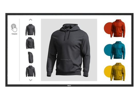 NEC MultiSync ME431 Digital signage flat panel 109.2 cm (43") IPS 400 cd/m¬? 4K Ultra HD Black Touchscreen - TopAV