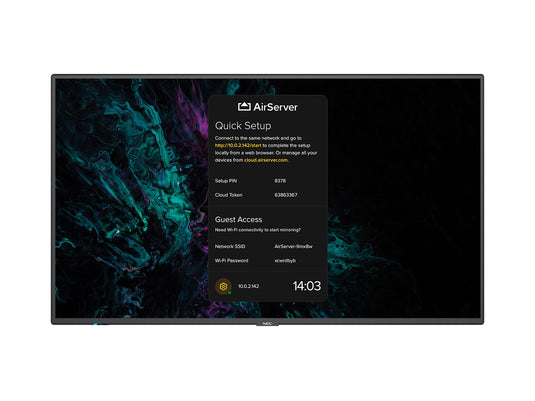 NEC MultiSync M491 Digital signage flat panel 124.5 cm (49") IPS Wi-Fi 500 cd/m¬? Black 24/7 - TopAV