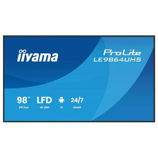 iiyama ProLite LE9864UHS-B1AG 98" Signage Display