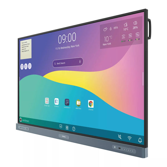 BenQ RP8604 interactive whiteboard 2.18 m (86") 3840 x 2160 pixels Touchscreen Black