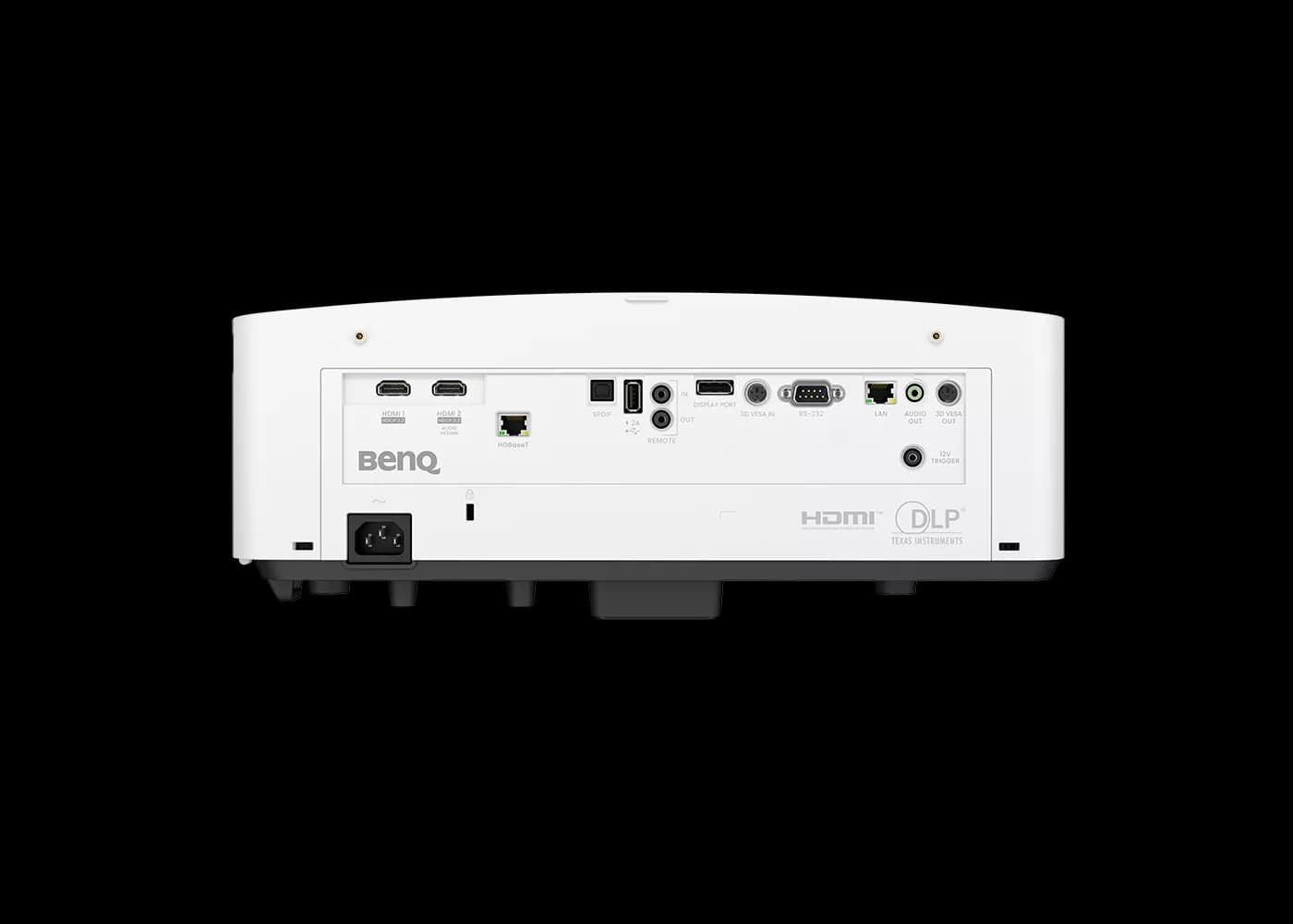 BenQ LK935 projector, rear connections view