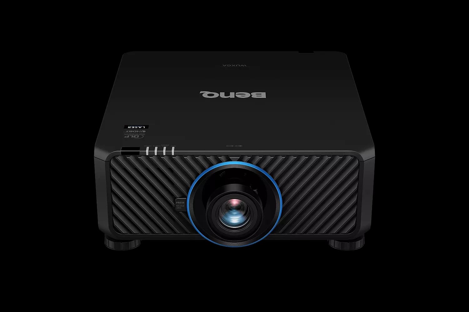 BenQ LU9800 projector, three-quarter front view