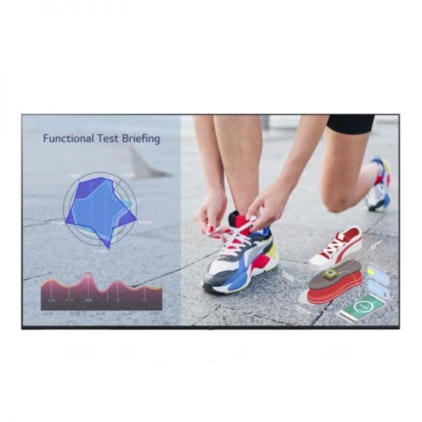 LG 43UL3J-M.AEK Signage Display Digital signage flat panel 109.2 cm (43") LCD Wi-Fi 300 cd 4K Ultra HD Blue WebOS 16/7