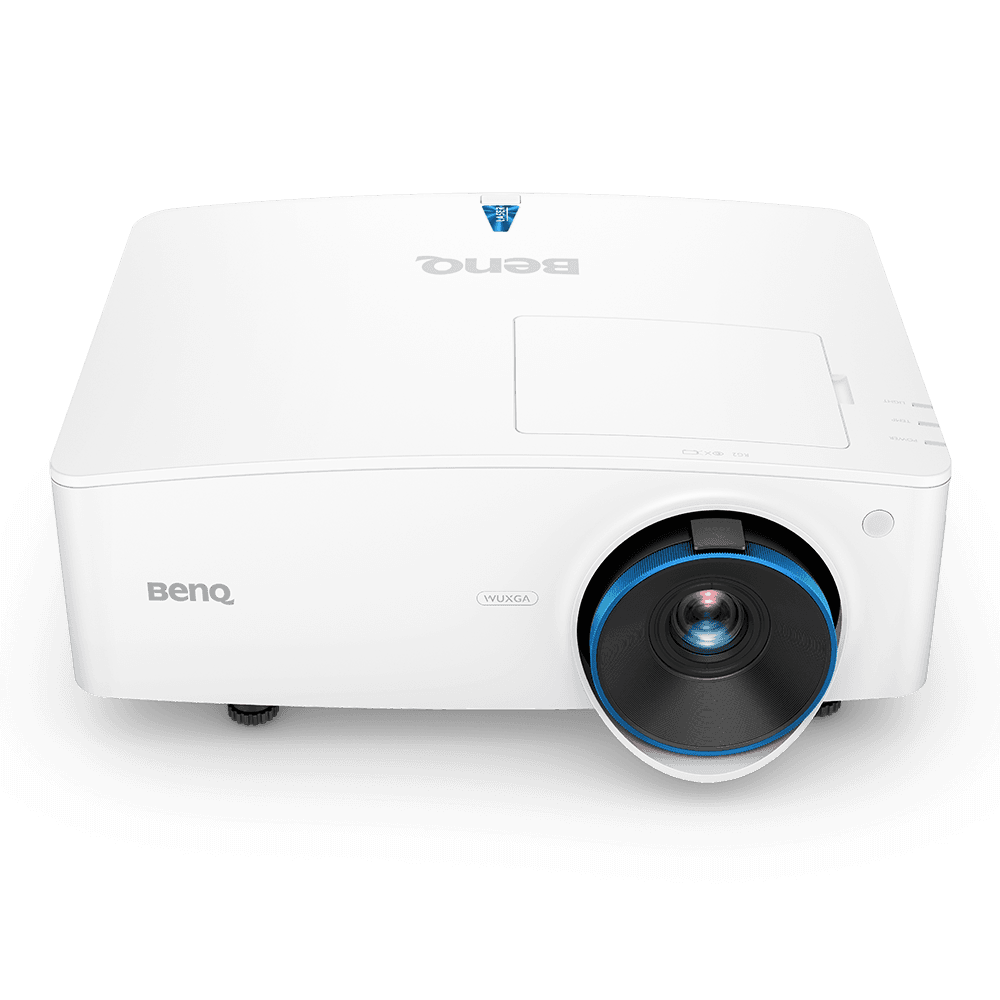 BenQ LU935 laser projector, three-quarter front view