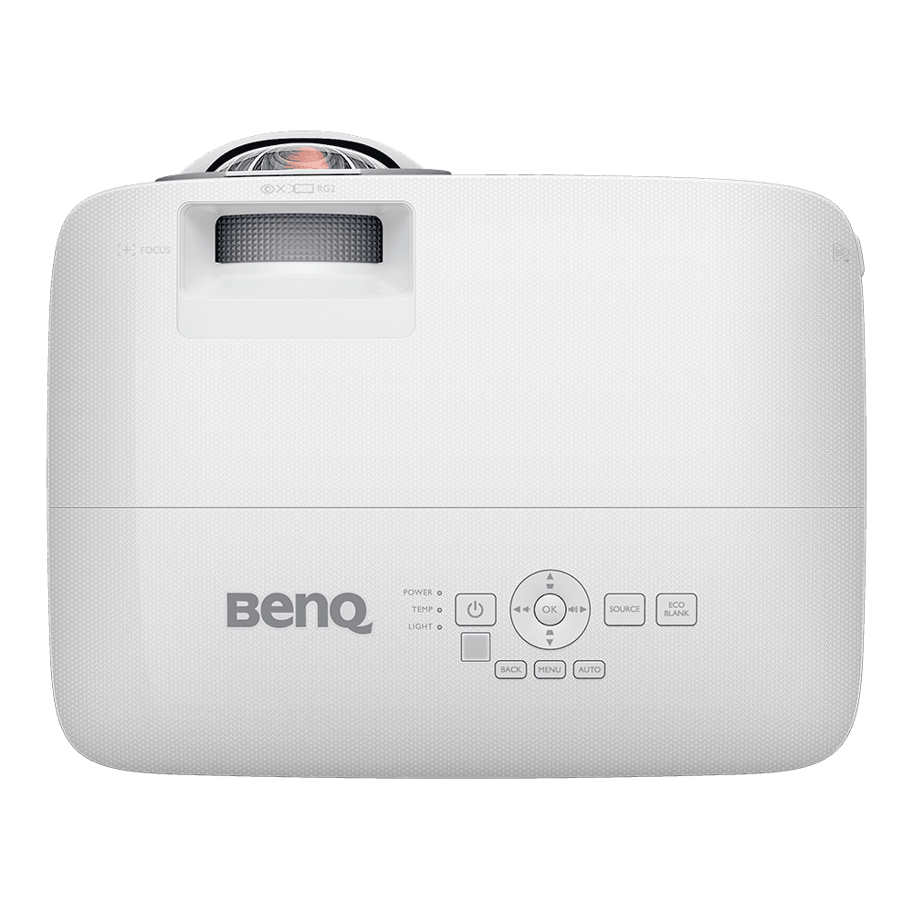BenQ MW809STH short throw projector, top view