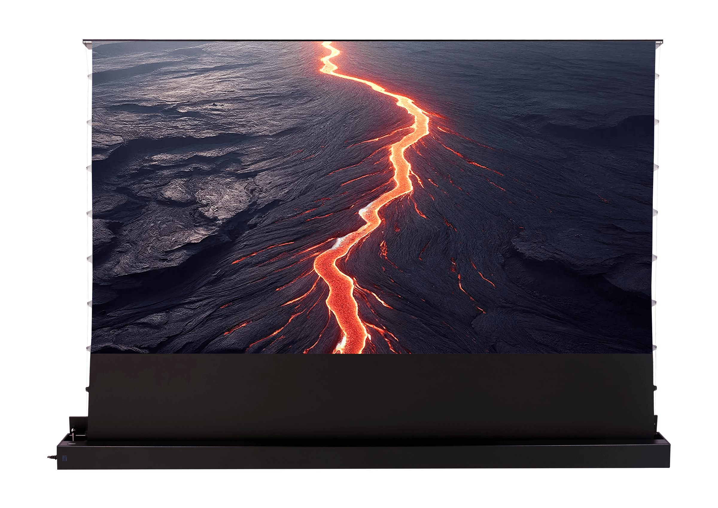 Celexon CLR HomeCinema Plus UST High Contrast Electric Floor Projector Screen - 120 inches / Black