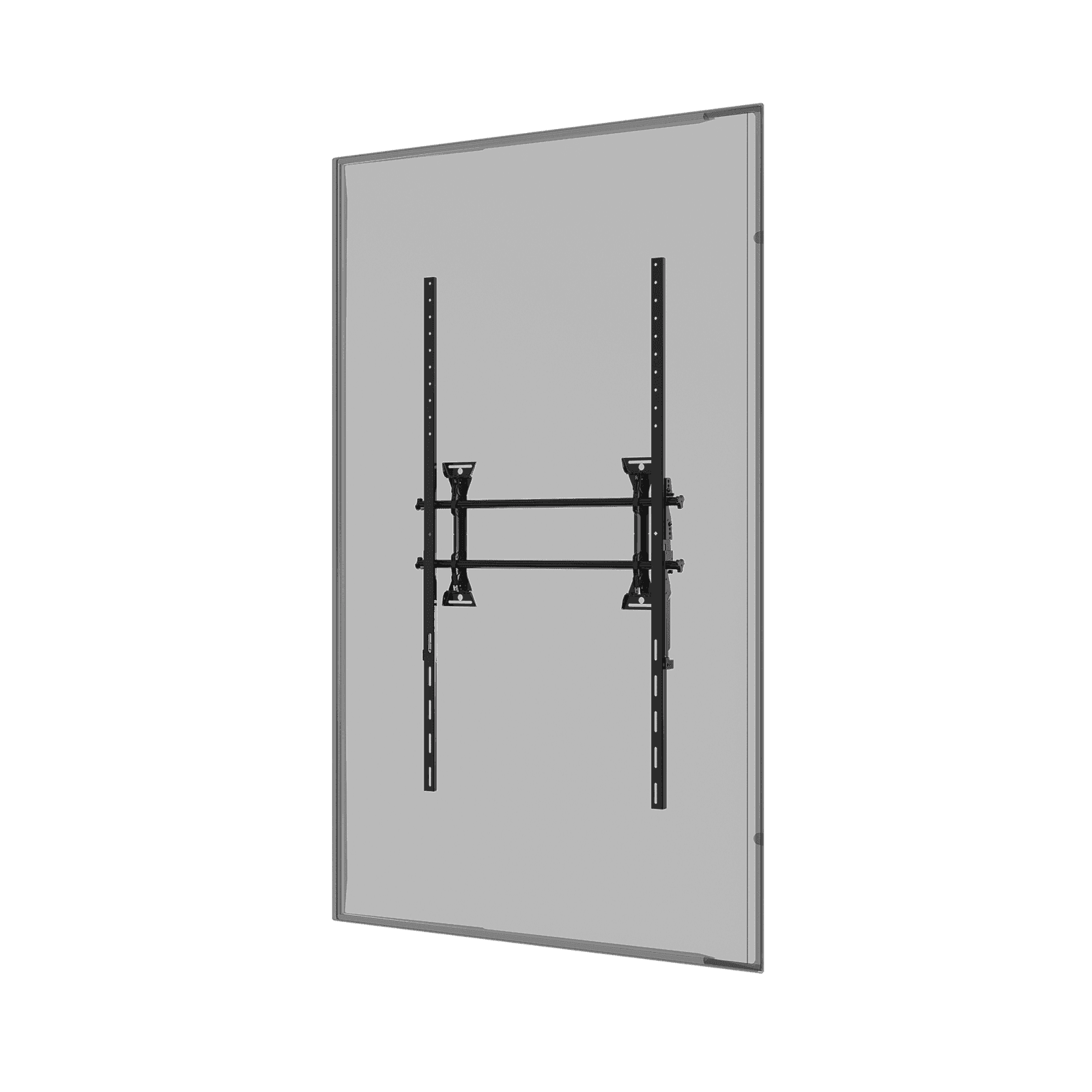 Render of the Chief KITXWXSM1UP kit carrying an ultrawide display in portrait orientation.