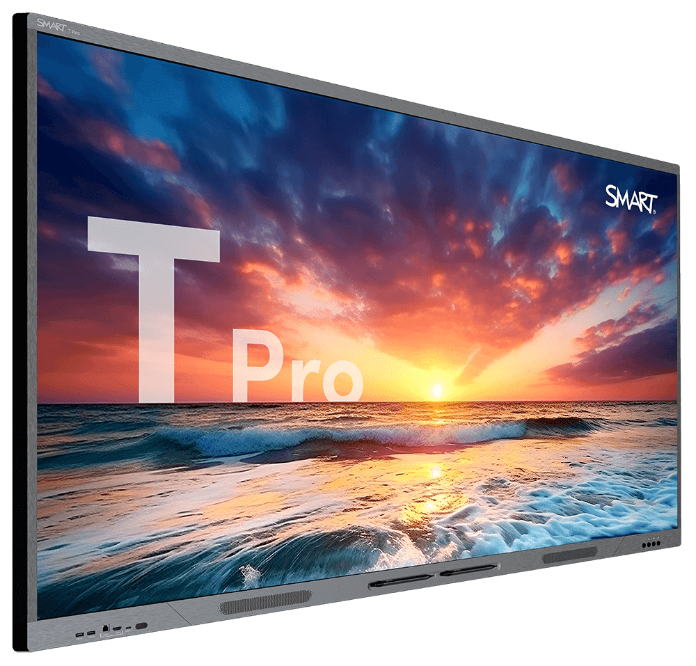 SMART Board T Pro series interactive display, angled view