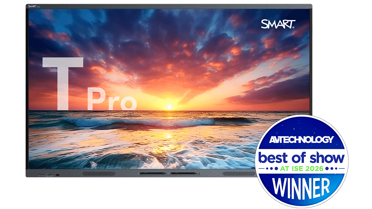 SMART Board T Pro series QLED interactive display, front view