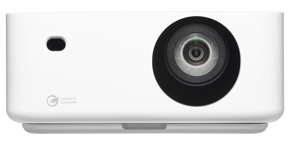 Optoma ML1080ST ultra portable laser projector angled view