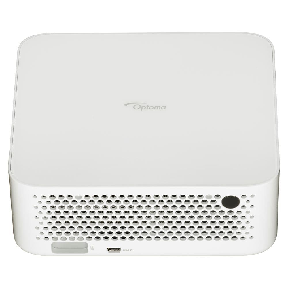 Optoma ML1080ST ultra portable laser projector in use