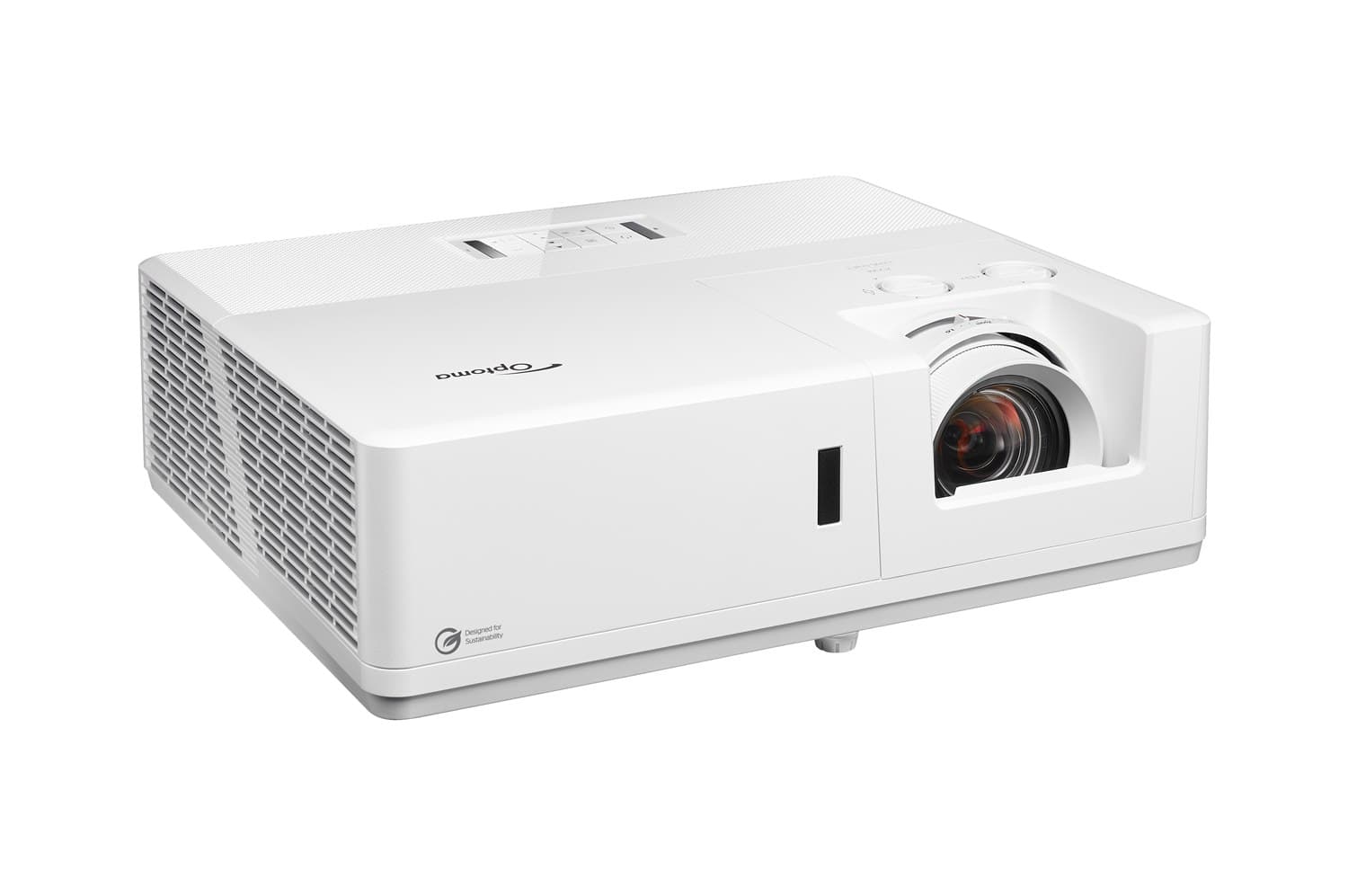 Optoma ZK708T 4K UHD professional laser projector angled view