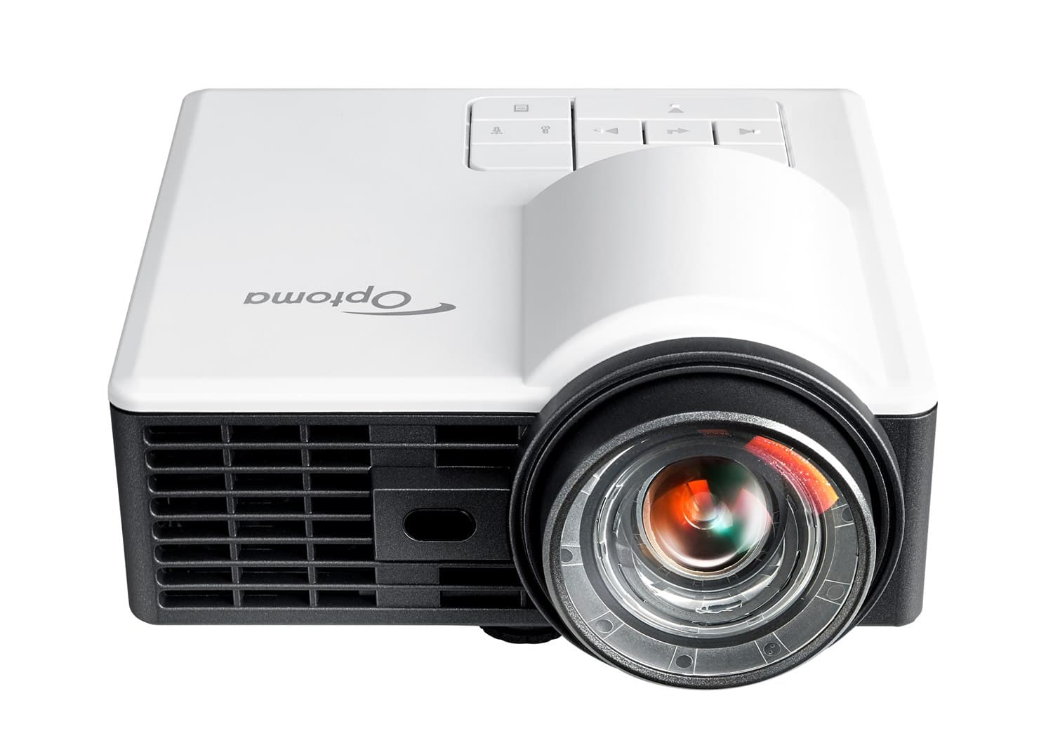 Optoma ML1050STi short throw LED projector connection ports