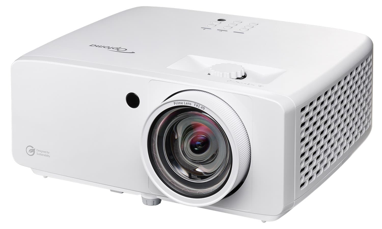 Optoma ZK521ST 4K UHD short throw laser projector front view