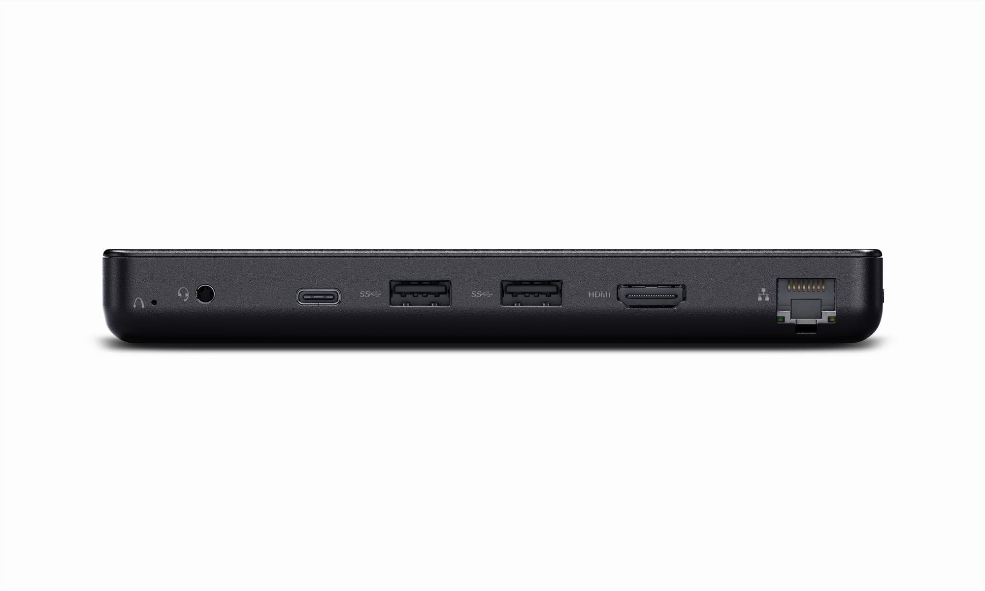 Lenovo Chromebox Micro Digital Signage Player — rear panel showing the HDMI, USB and power connectors. Official Lenovo product image.