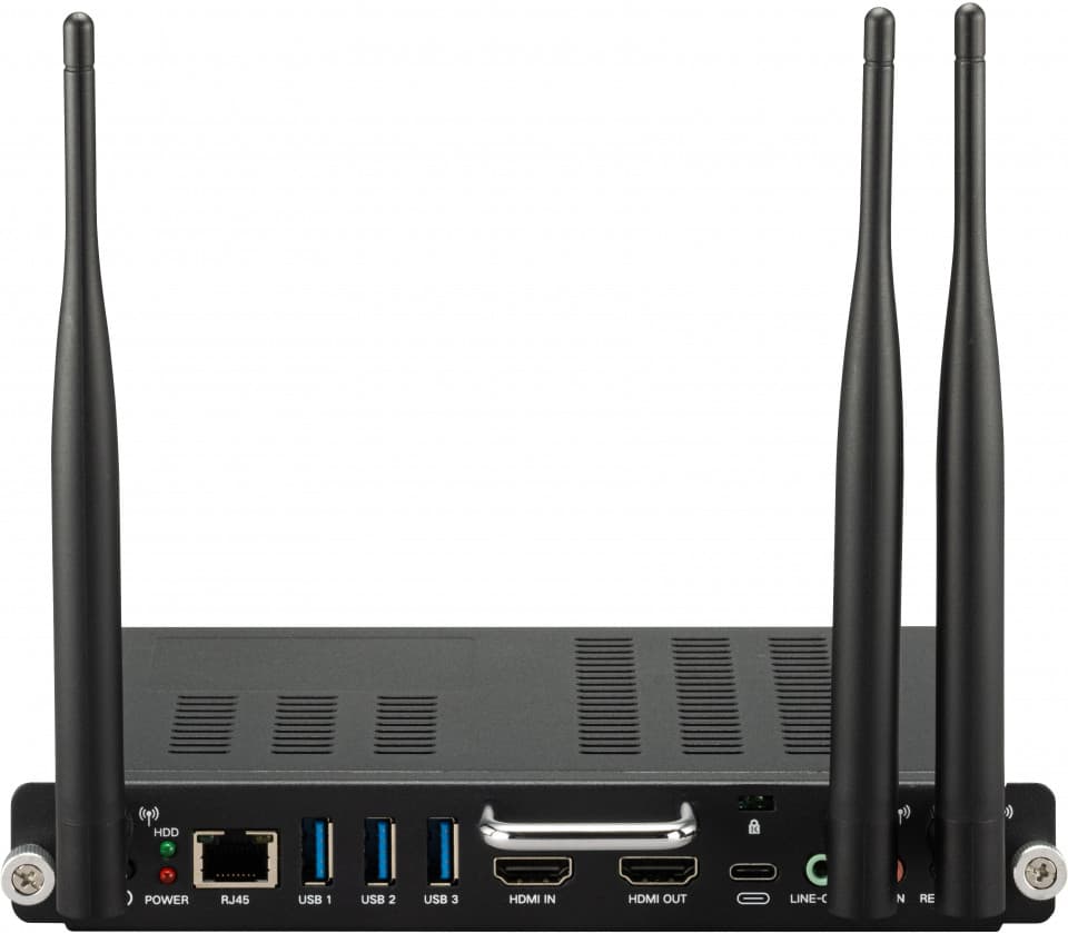 ViewSonic VPC-A31-O1 EDLA-Certified Android Slot-in PC for ViewBoard — front view.