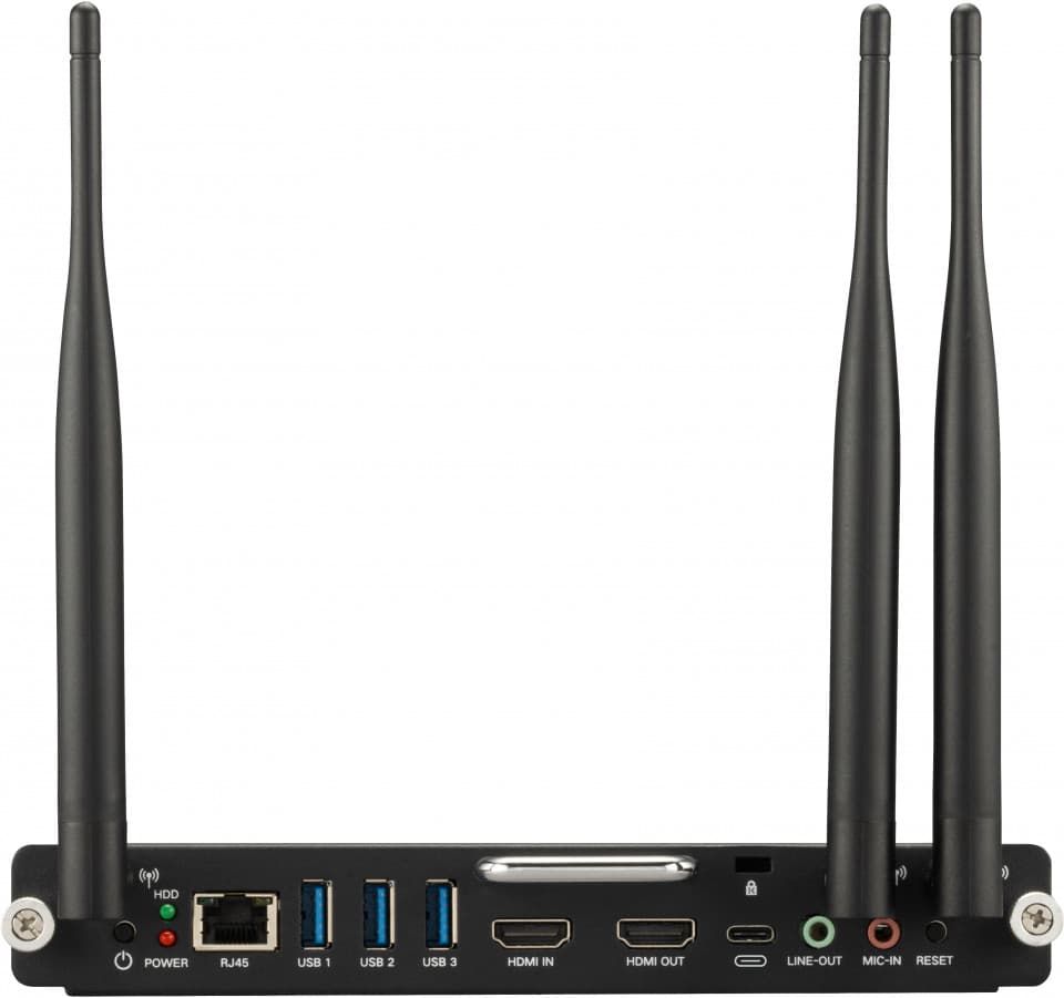 ViewSonic VPC-A31-O1 EDLA-Certified Android Slot-in PC for ViewBoard — front view.
