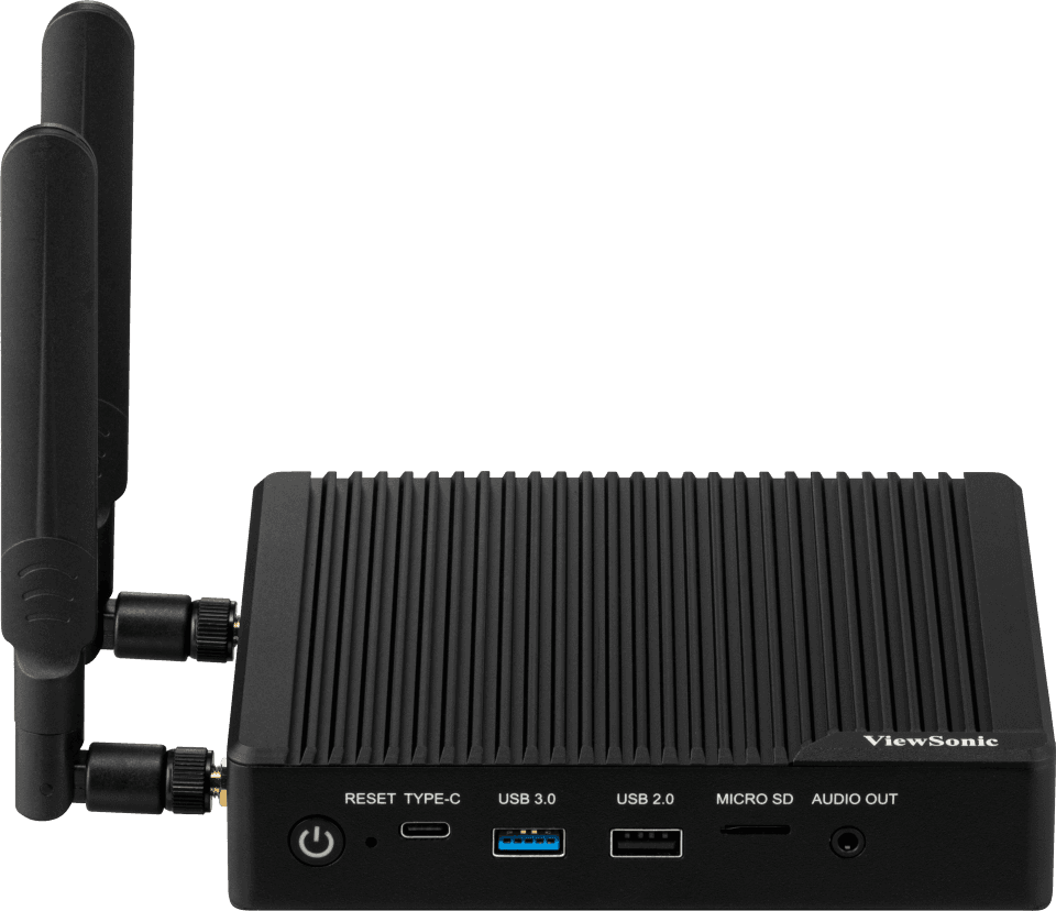 ViewSonic VBS200-A ViewBoard Box Android Media Player — front view.