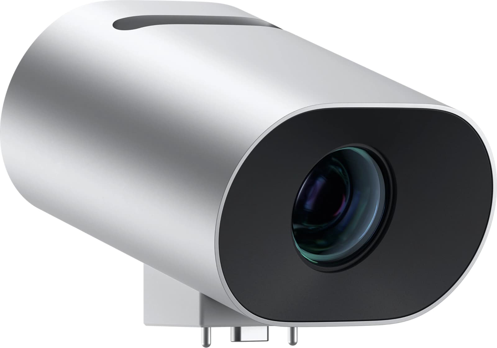 Microsoft Surface Hub Smart Camera 4K Conference Camera — front angled view showing the lens and mounting foot. Official Microsoft product image.