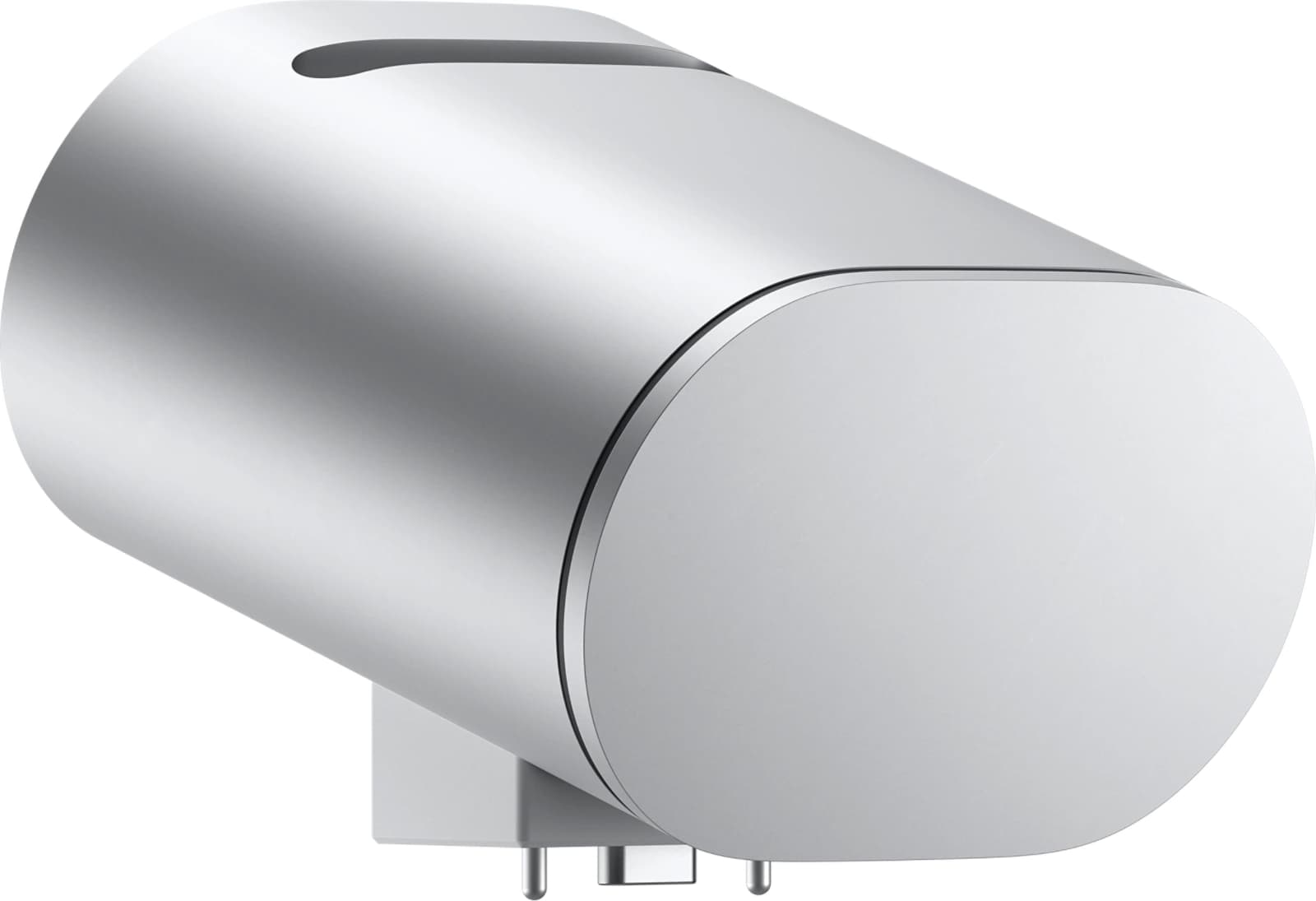 Microsoft Surface Hub Smart Camera 4K Conference Camera — rear angled view with the magnetic privacy cover fitted over the lens. Official Microsoft product image.