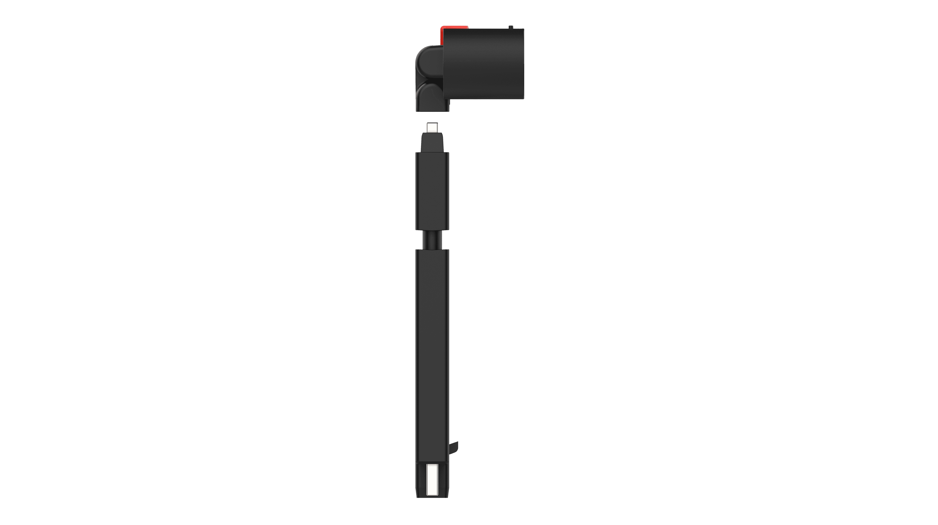 Lenovo ThinkVision MC60 Monitor Webcam 1080p — side profile showing the mounting arm. Official Lenovo product image.