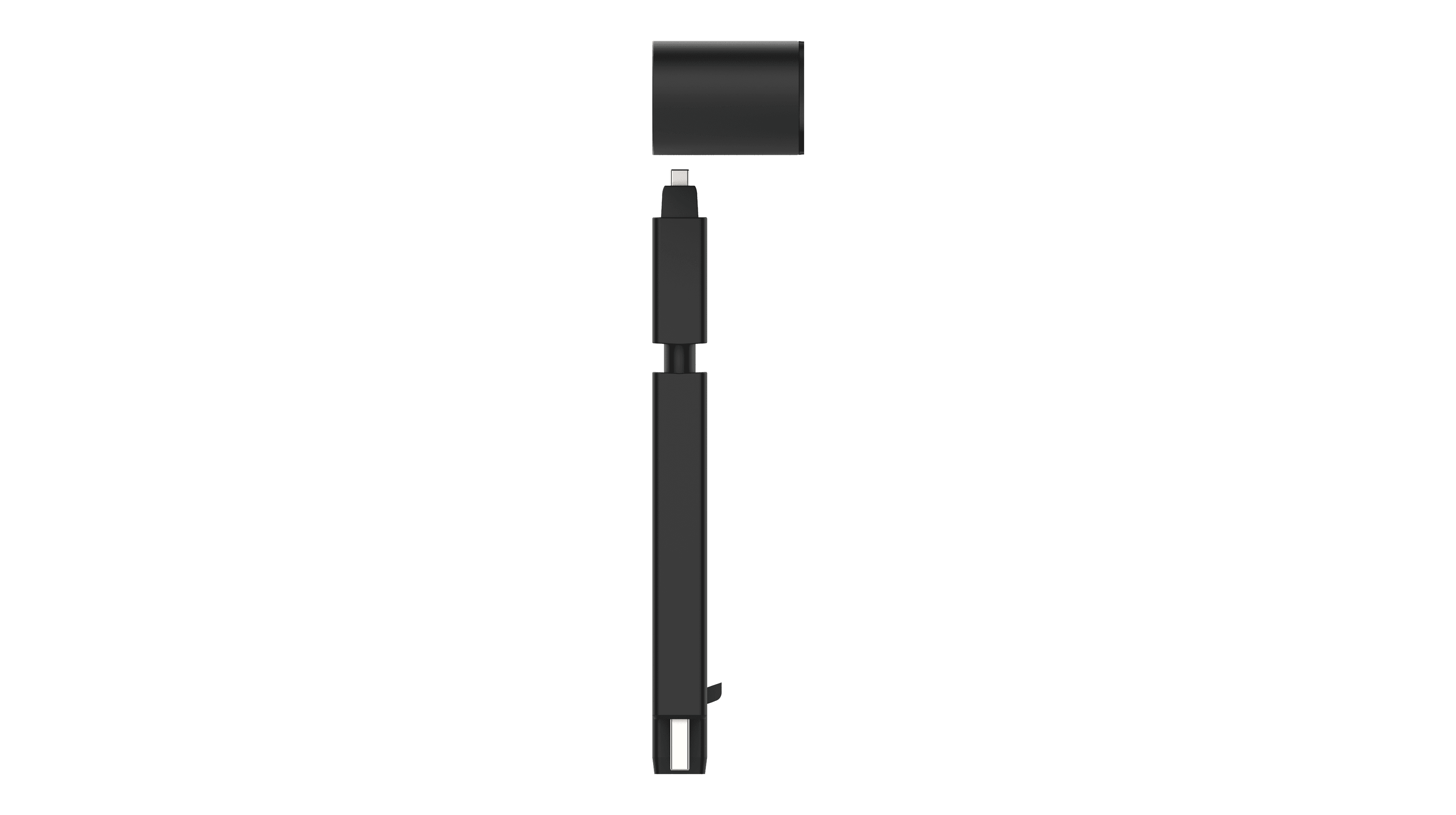 Lenovo ThinkVision MS30 (S) Monitor Sound Bar Short Stand — side profile showing the short mounting stand. Official Lenovo product image.