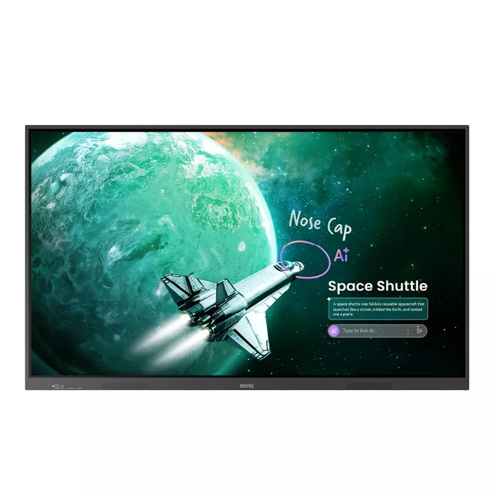 BenQ Board Essential RE05E interactive display, series image — not specific to the 86-inch RE8605E