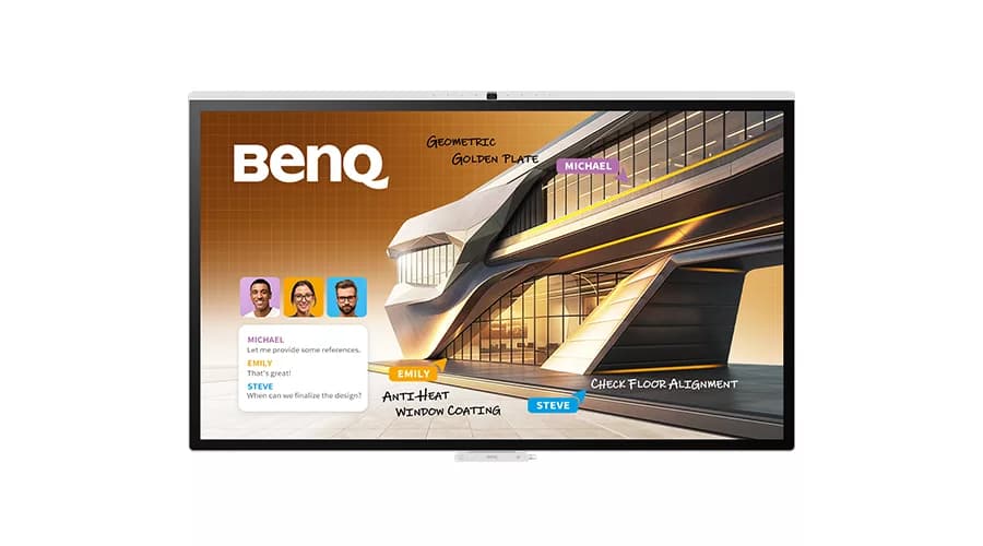 BenQ CP7505 75-inch Board CP05 corporate interactive display, front view
