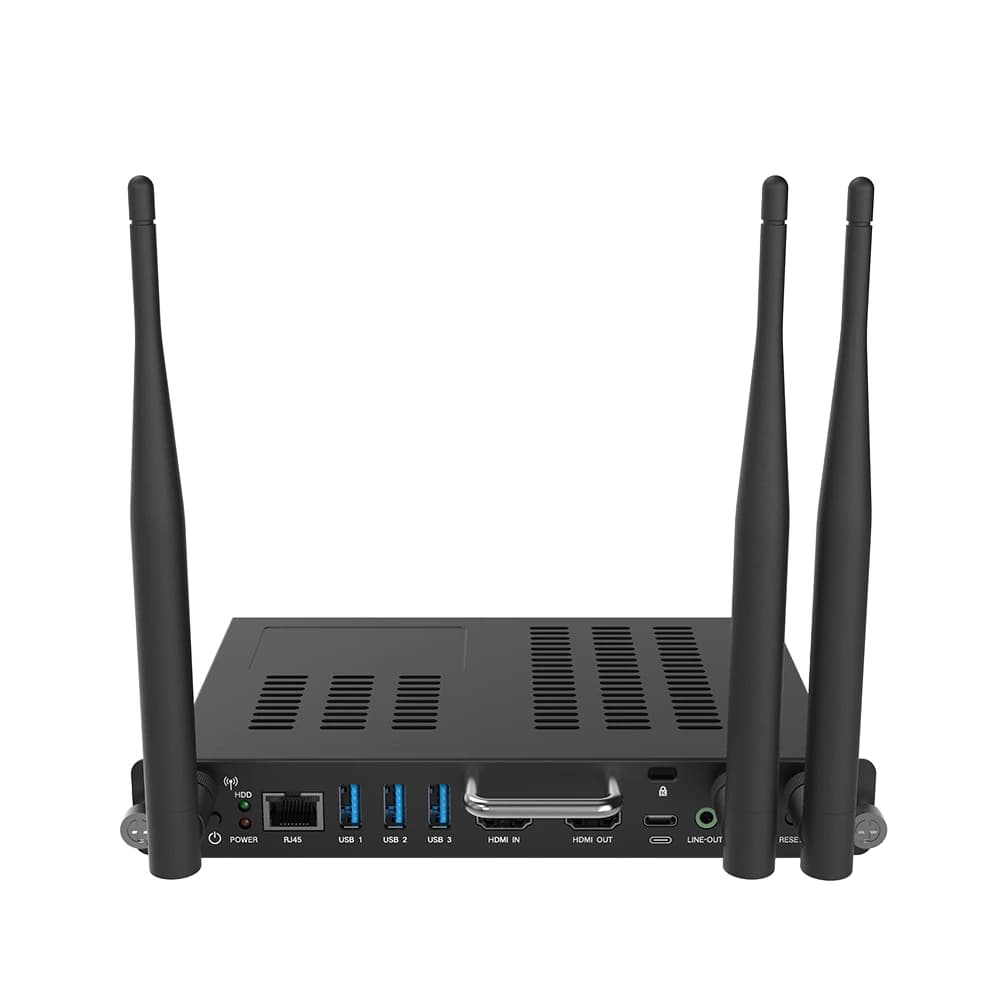 BenQ TEY1A Android EDLA OPS slot-in PC, front view
