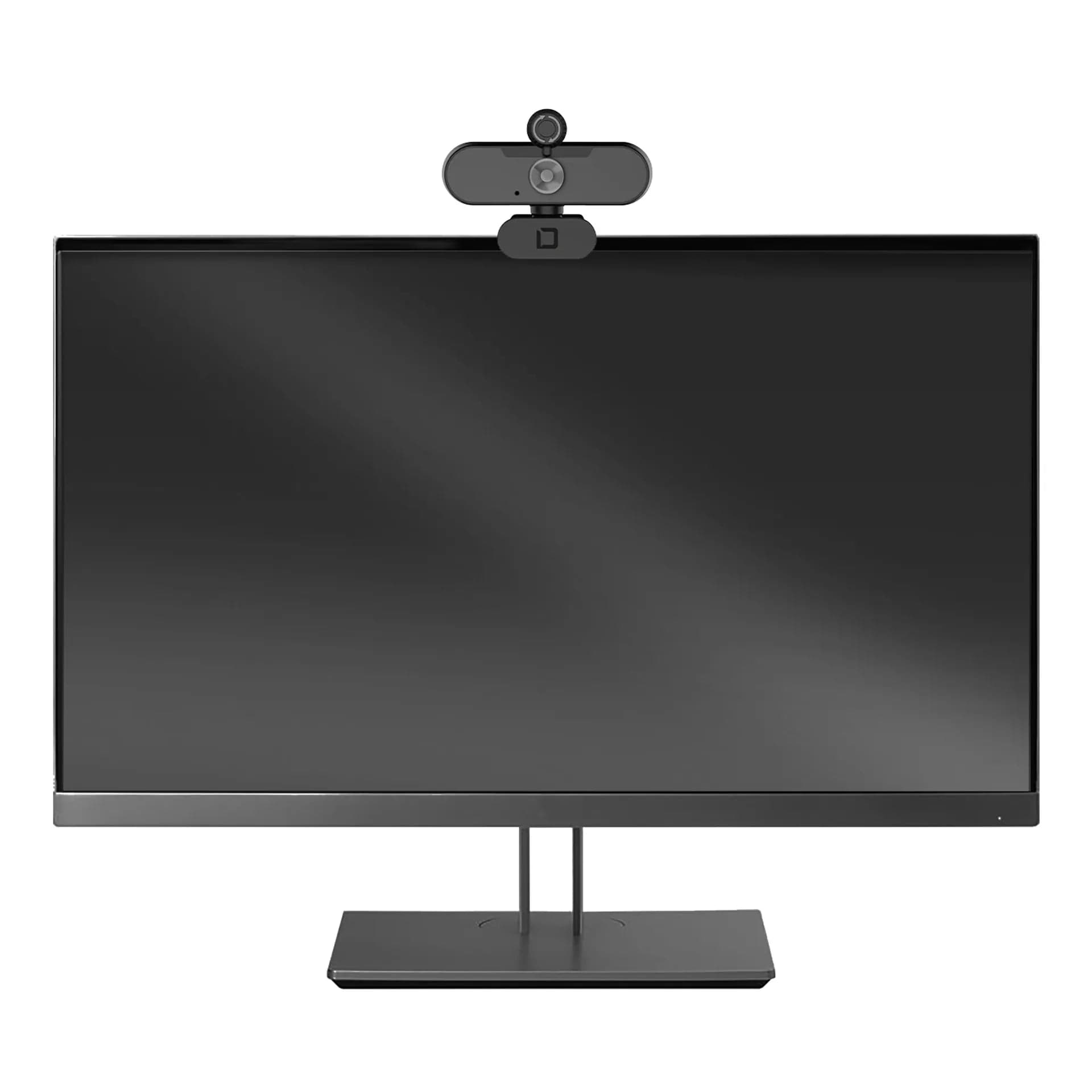 DICOTA D31888 Webcam PRO Plus 4K - the webcam mounted on the top edge of a monitor