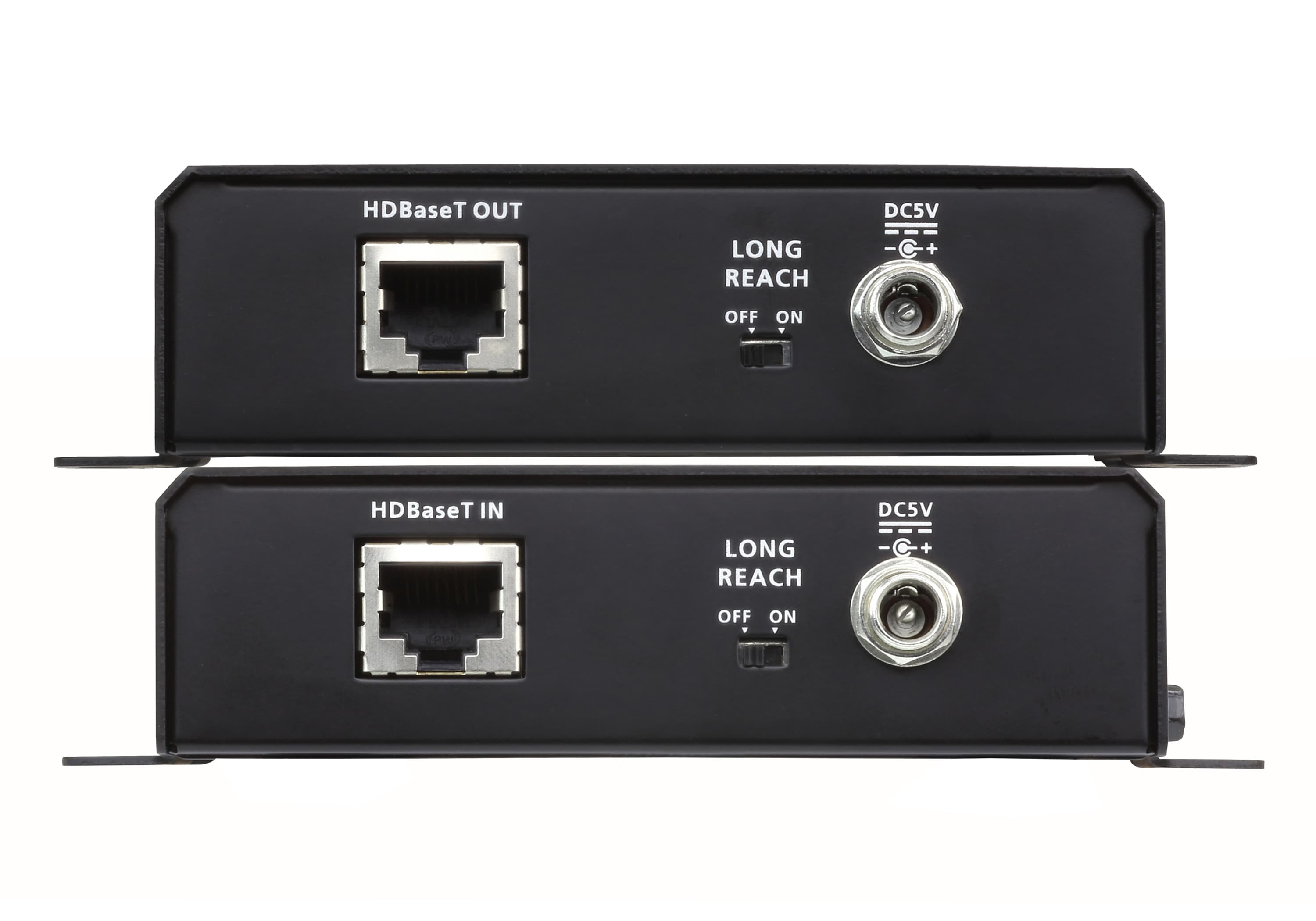 ATEN VE1812 HDMI HDBaseT Extender with PoH (4K@100m) - connector panel view
