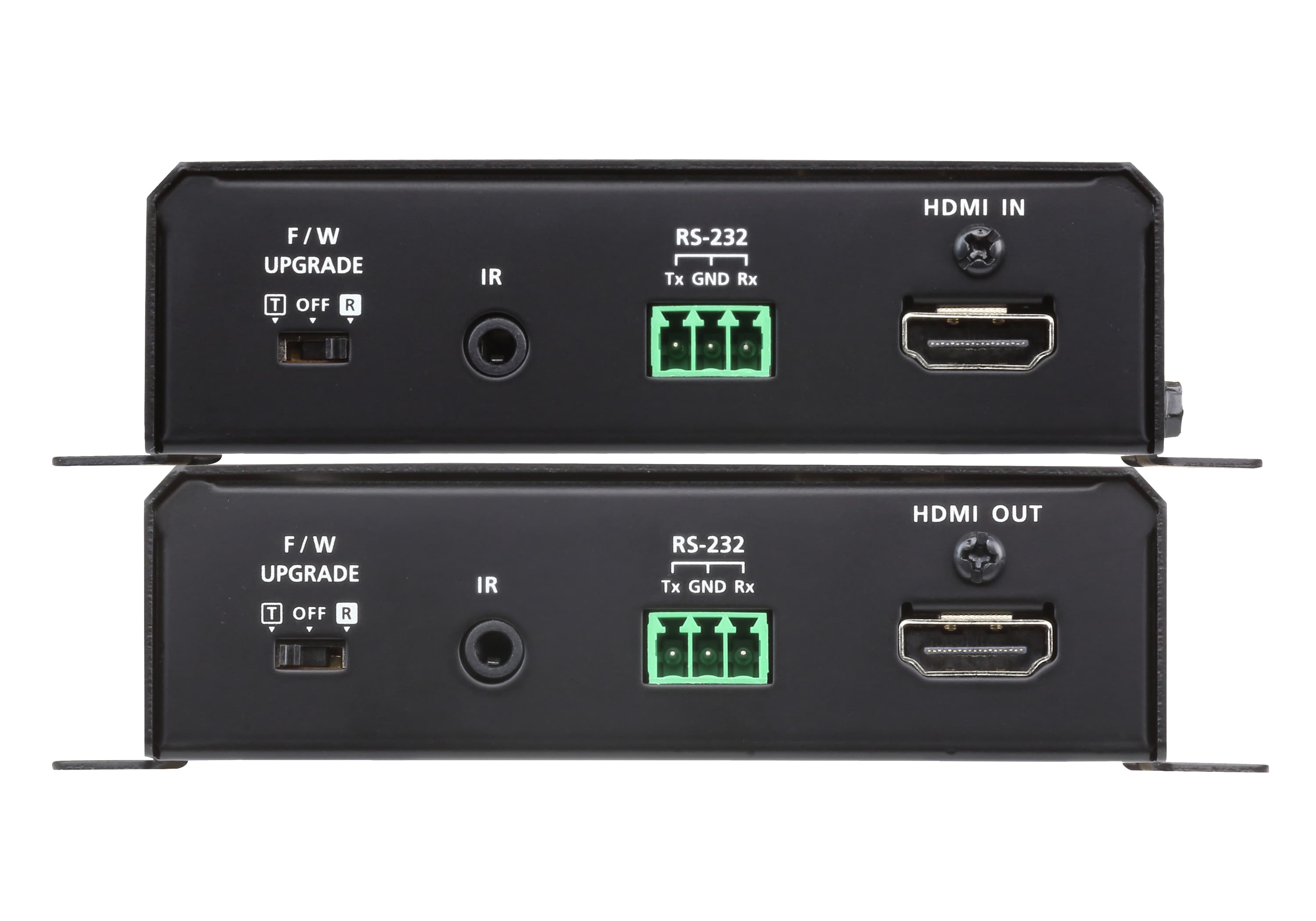 ATEN VE1812 HDMI HDBaseT Extender with PoH (4K@100m) - connector panel view