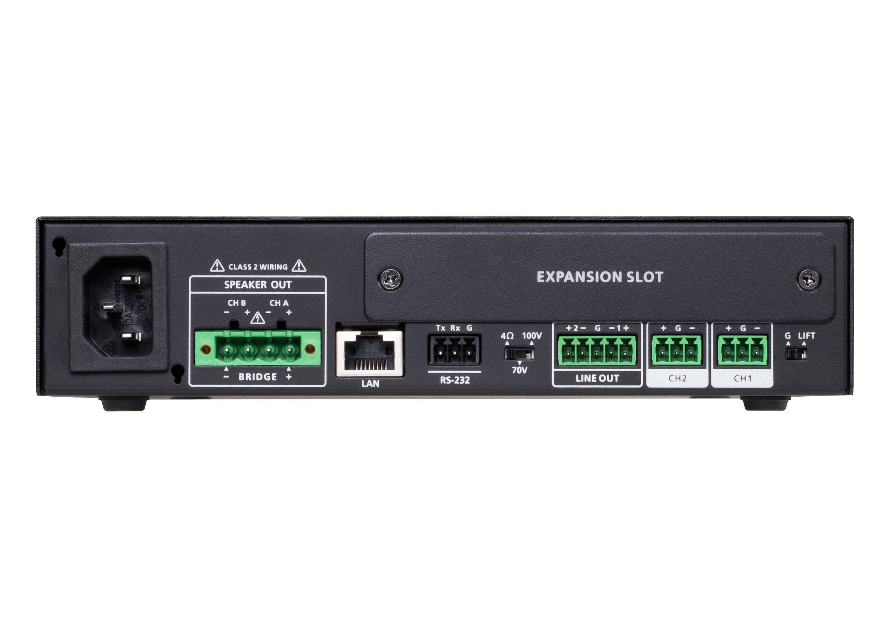 ATEN AP212 2 x 120W Power Amplifier with DSP — additional product view from ATEN (angle not stated by ATEN)