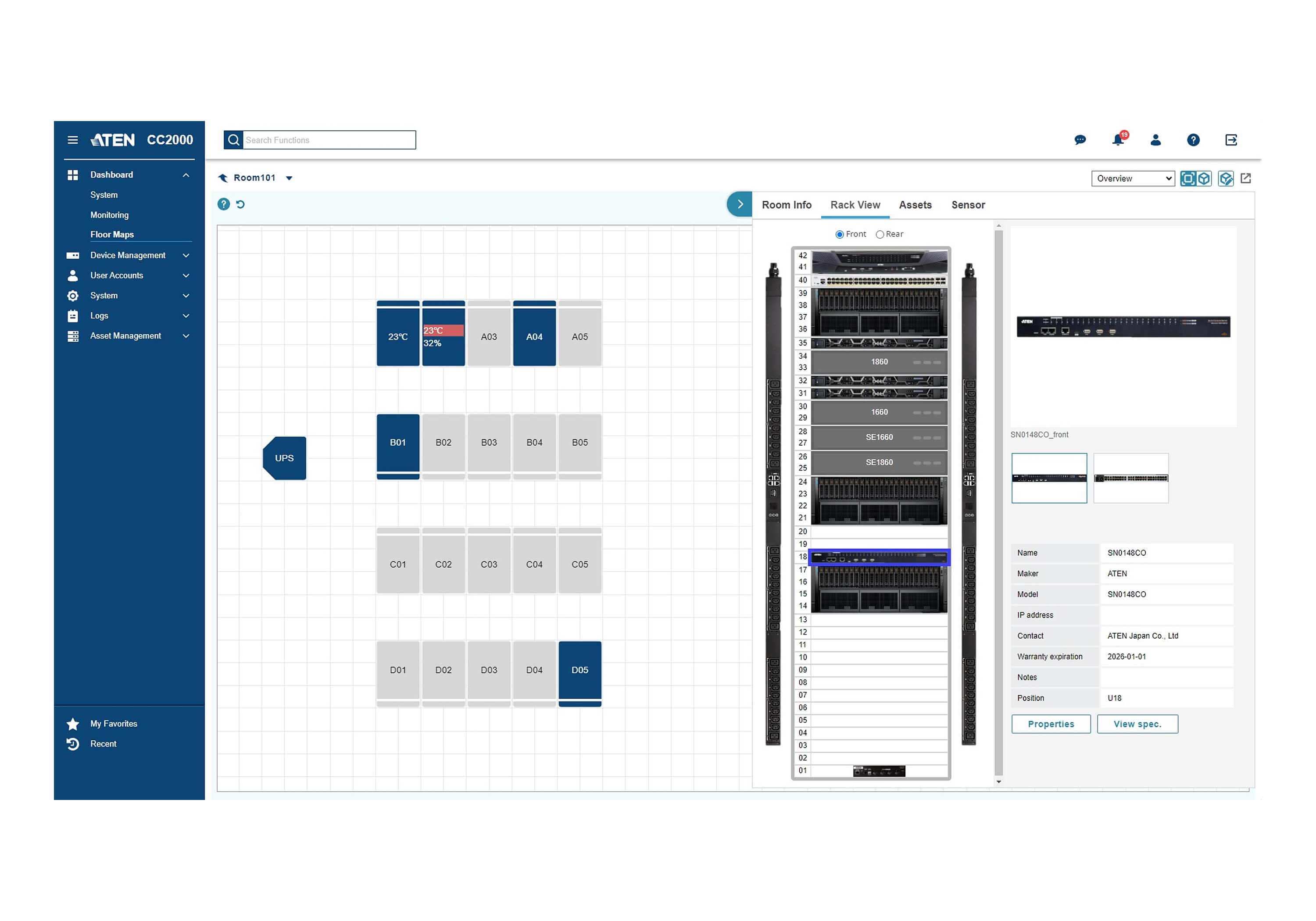 ATEN CC2000SD CC2000 Centralized Management Software Licence – Standard Pack (1 primary and 1 secondary server, 512 nodes) — additional ATEN software product image