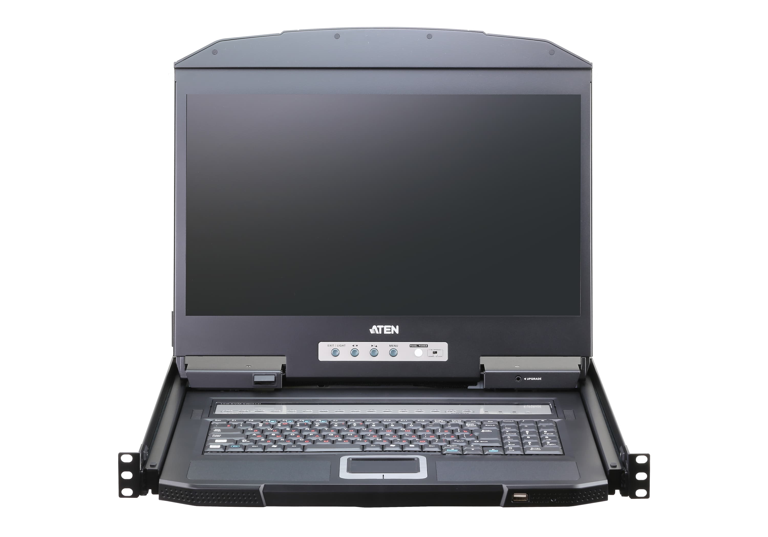 ATEN CL3116NX 16-Port PS/2-USB VGA Single Rail WideScreen LCD KVM Switch — additional product view from ATEN (angle not stated by ATEN)