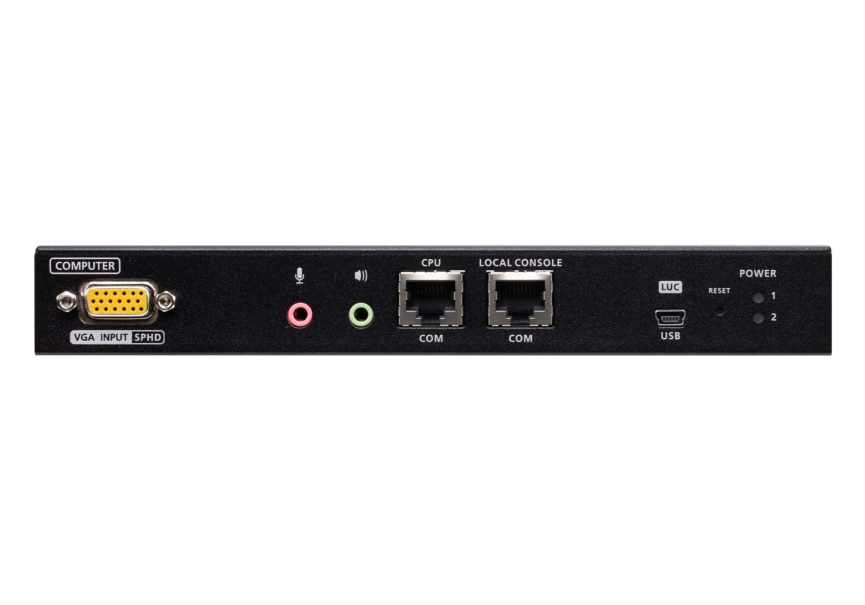 ATEN CN9000 1-Local / Remote Shared Access Single Port VGA KVM over IP Switch — additional product view from ATEN (angle not stated by ATEN)