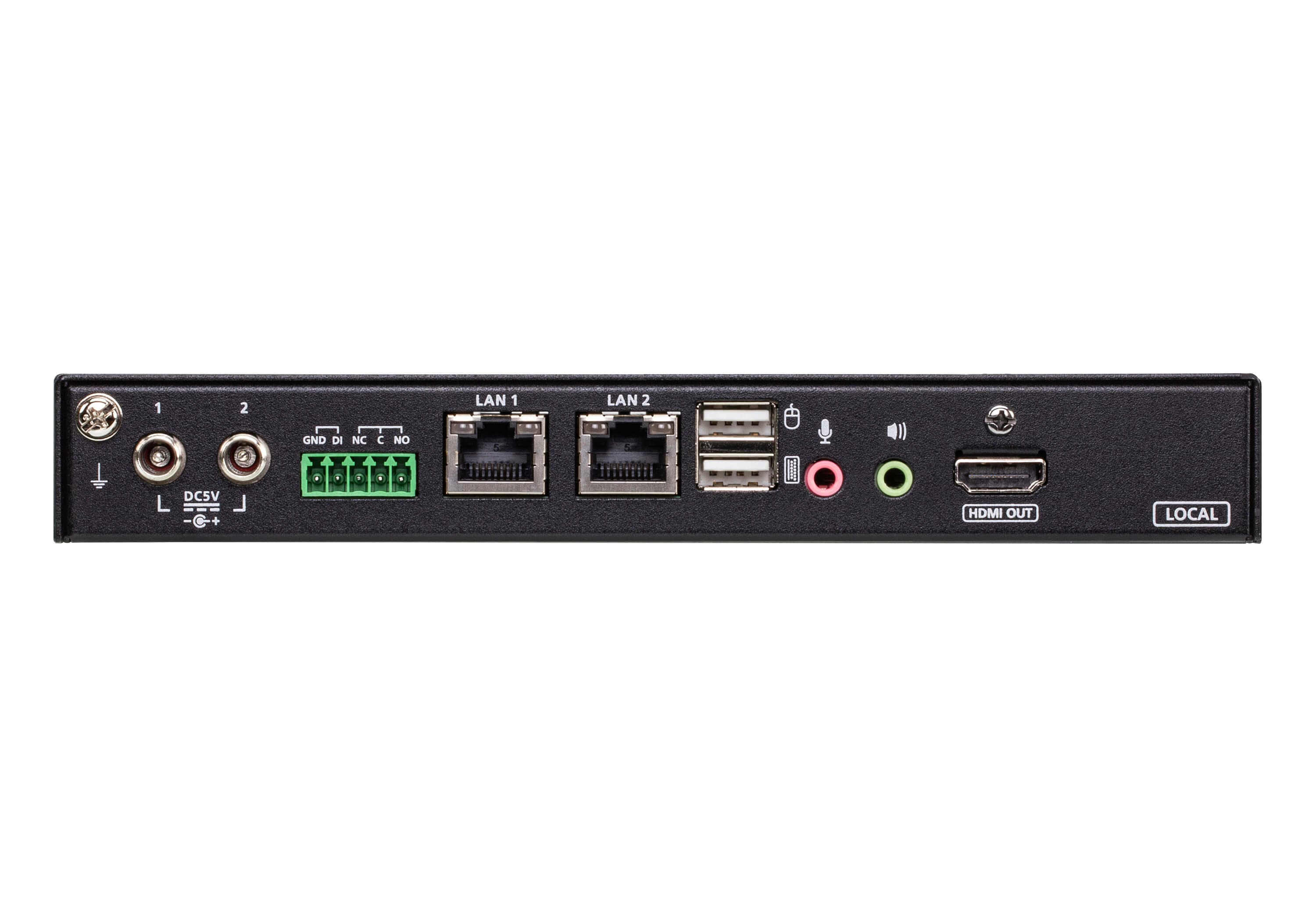 ATEN CN9850 1-Local / Remote Shared Access Single Port 4K HDMI KVM over IP Switch — additional product view from ATEN (angle not stated by ATEN)