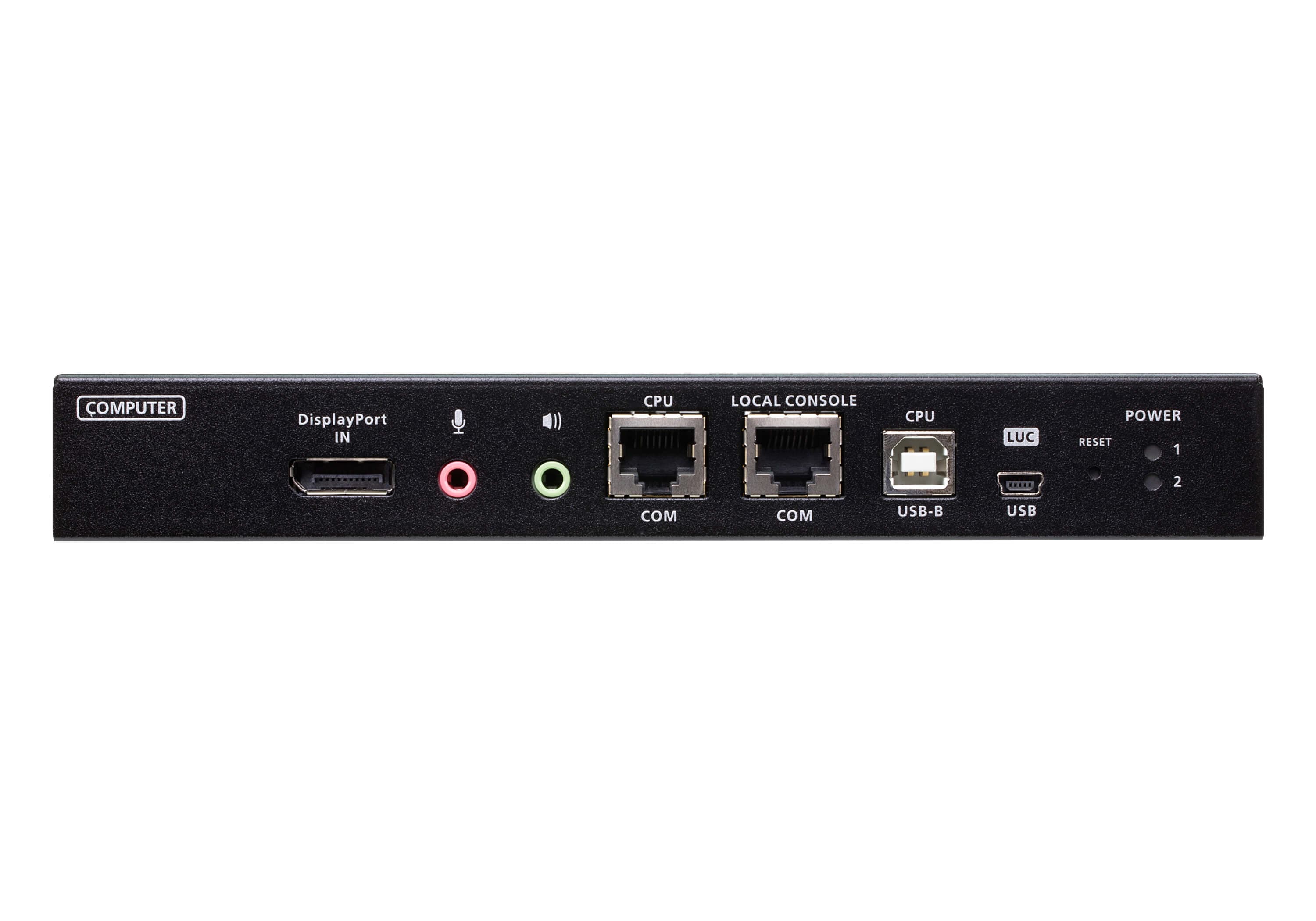 ATEN CN9950 1-Local/Remote Share Access Single Port 4K DisplayPort KVM over IP Switch — additional product view from ATEN (angle not stated by ATEN)