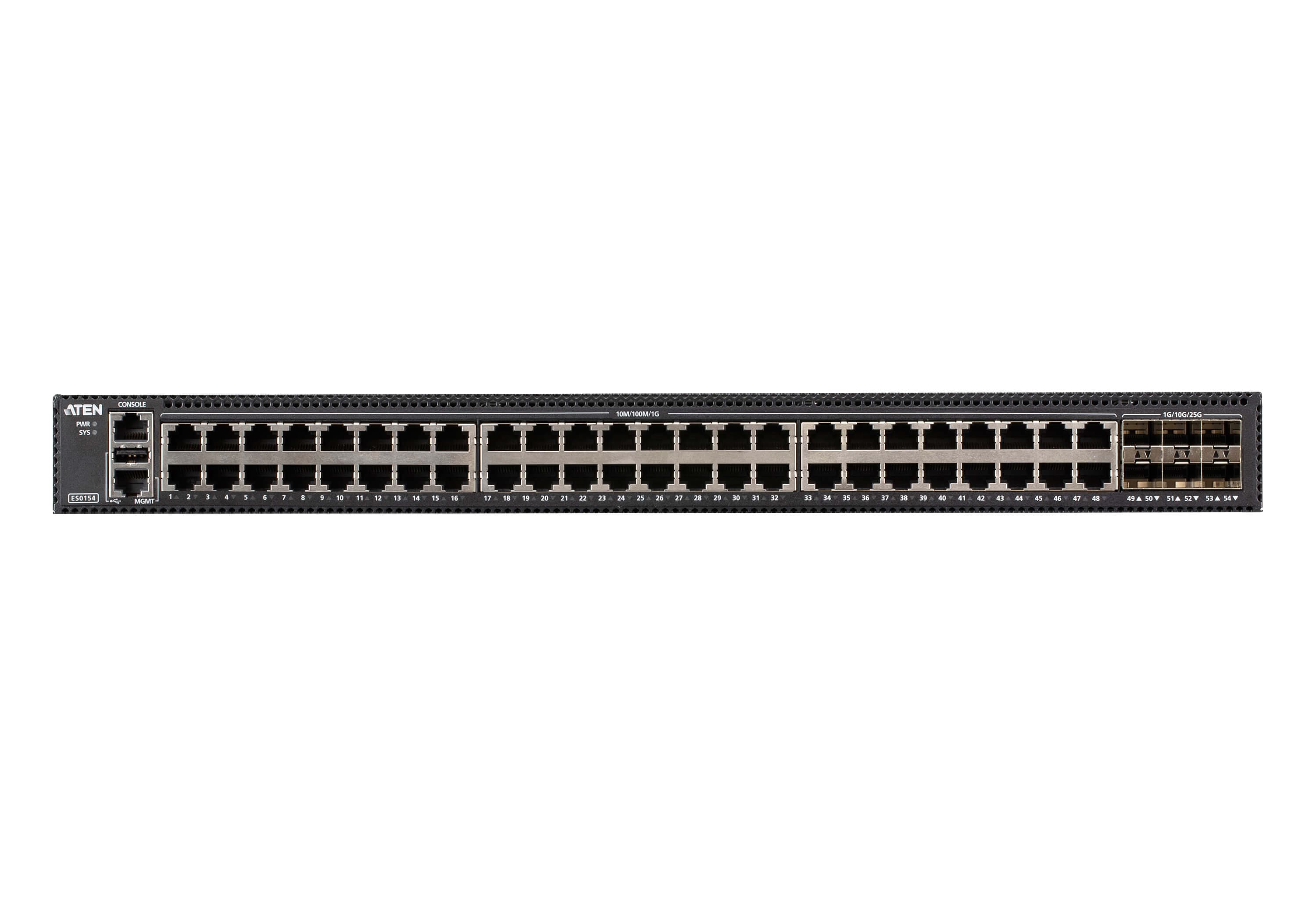 ATEN ES0154 54-Port Layer 2+ Gigabit Ethernet Managed Switch — additional product view from ATEN (angle not stated by ATEN)