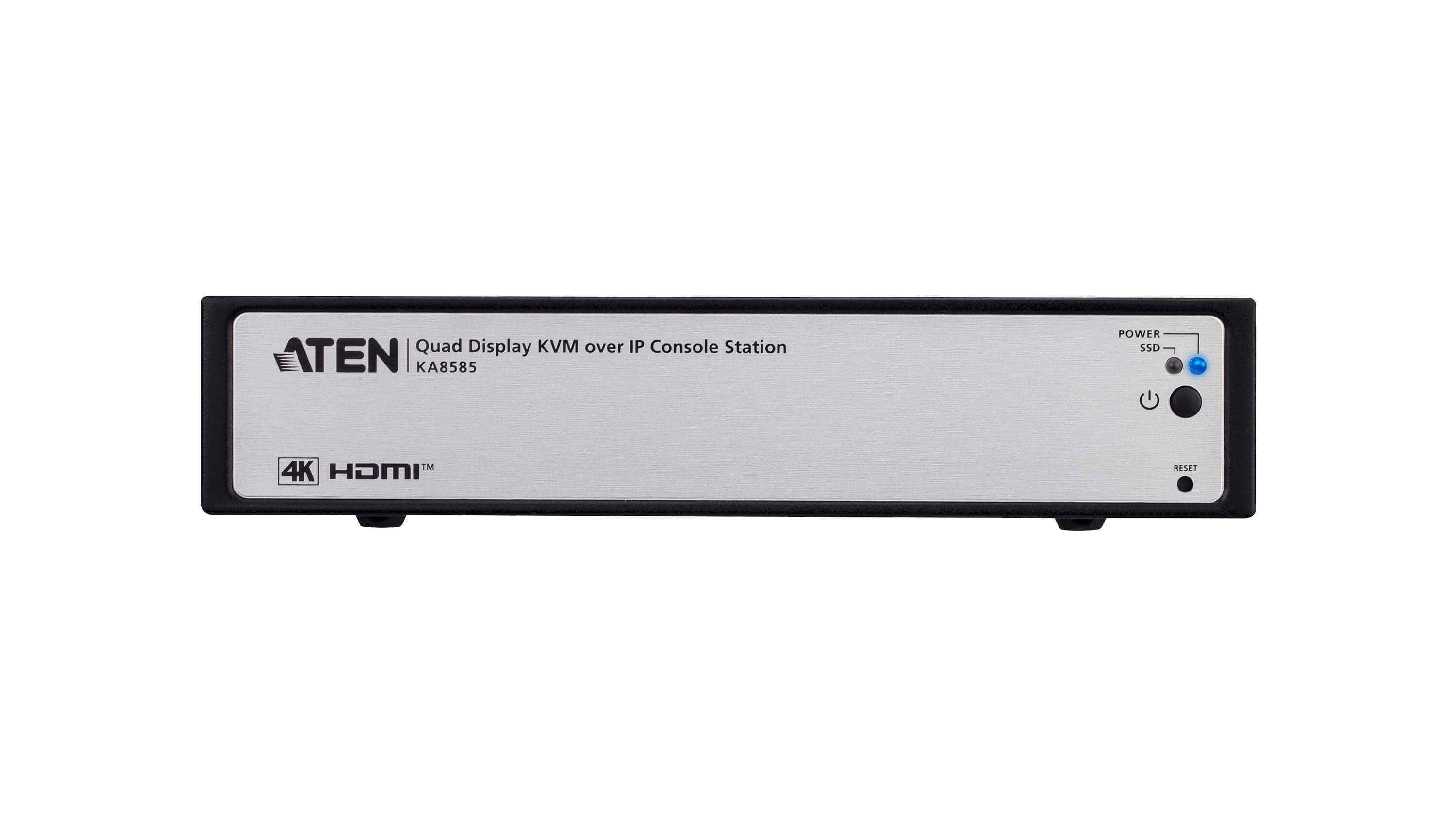 ATEN KA8585 4K Quad Display KVM over IP Console Station — additional product view from ATEN (angle not stated by ATEN)