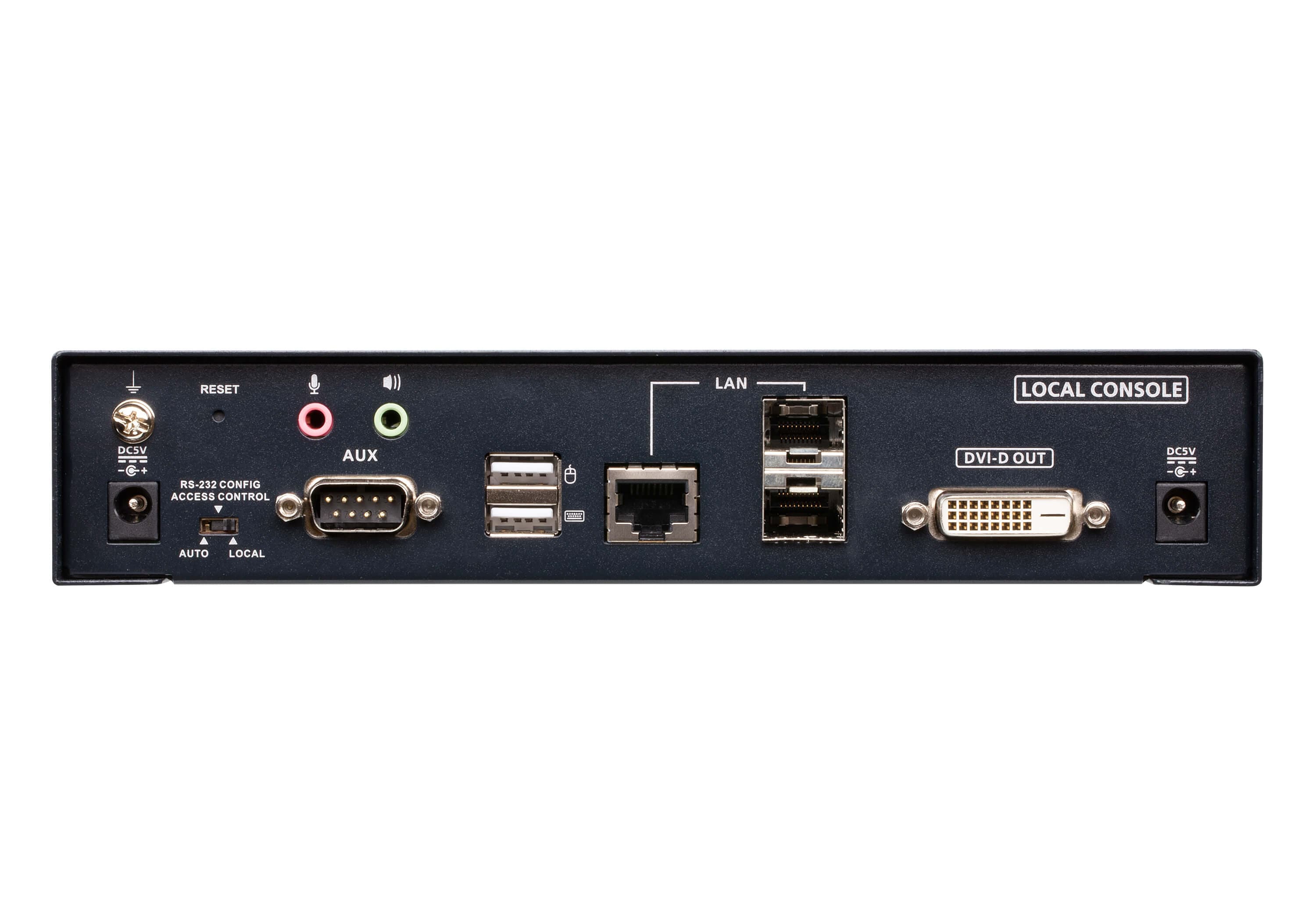 ATEN KE6920T 2K DVI-D Dual-Link KVM over IP Transmitter with Dual SFP — additional product view from ATEN (angle not stated by ATEN)