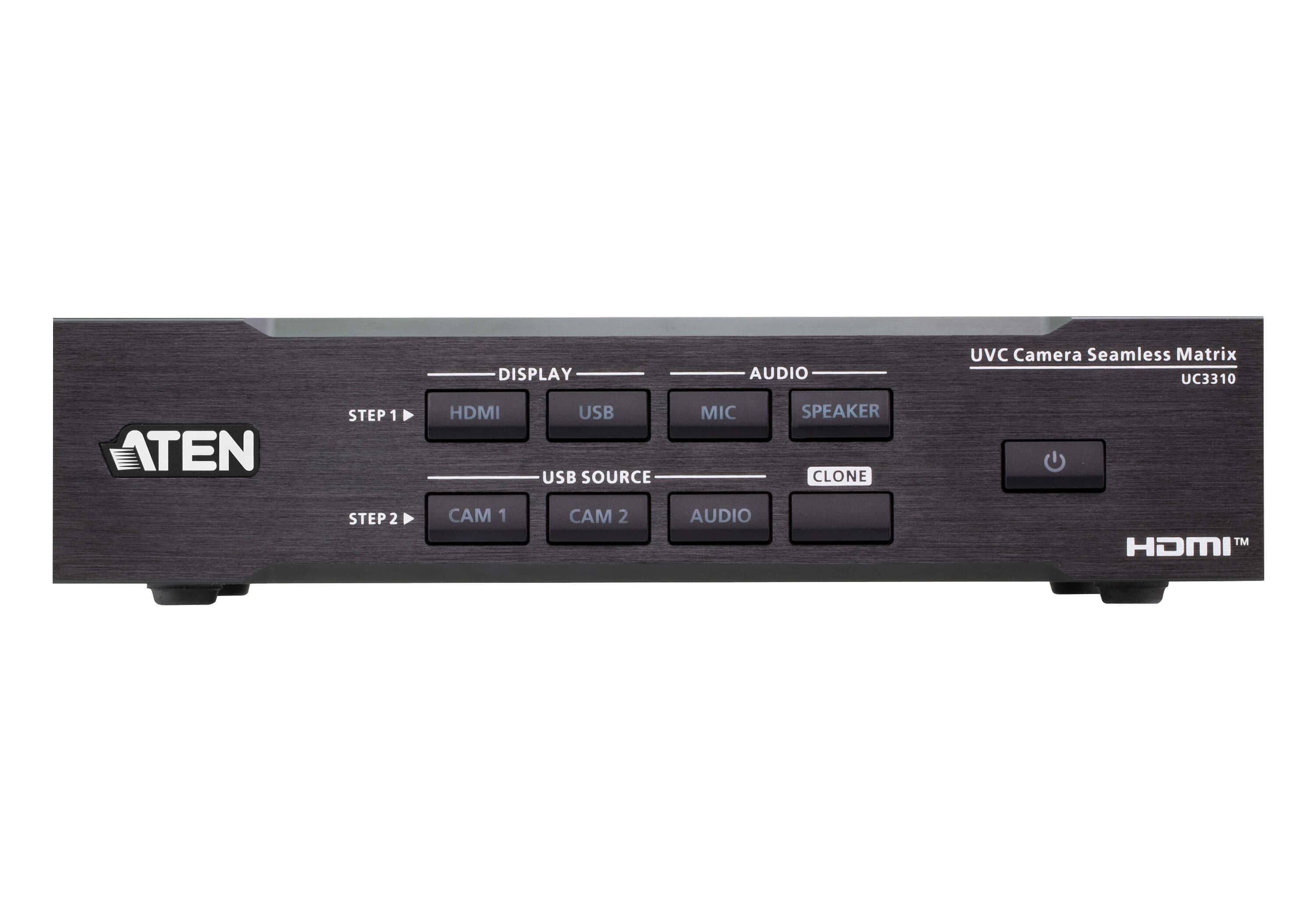 ATEN UC3310 CAMLIVE MX UVC Camera Seamless Matrix - connector panel view